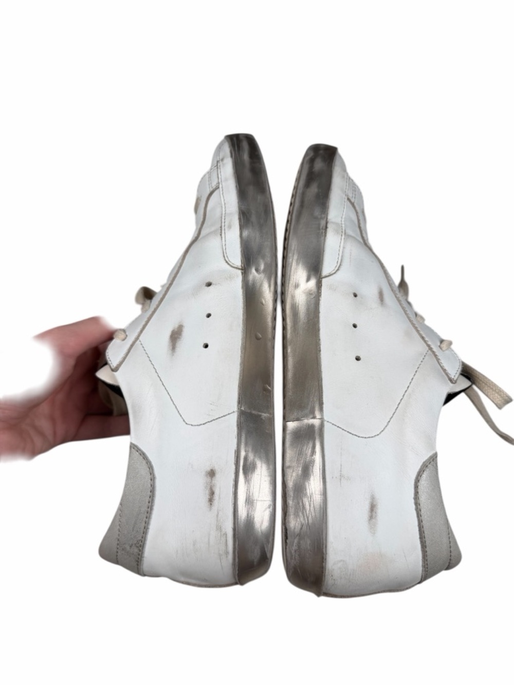 Golden Goose GGDB Superstar Sneakers EU 41, US- M8, W11 White Leather Distressed - Picture 7 of 12